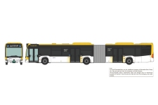 TOMYTEC 977289 - 1:150 - Mercedes-Benz Gelenk-Bus Nishinippon Railway Fukuoka BRT